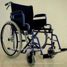 Wheelchair with manual brake